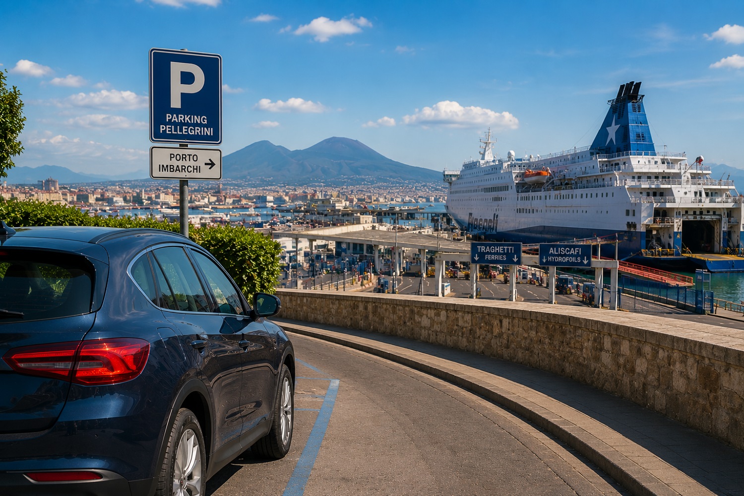Parcheggio vicino al Porto di Napoli, la soluzione per chi parte in nave